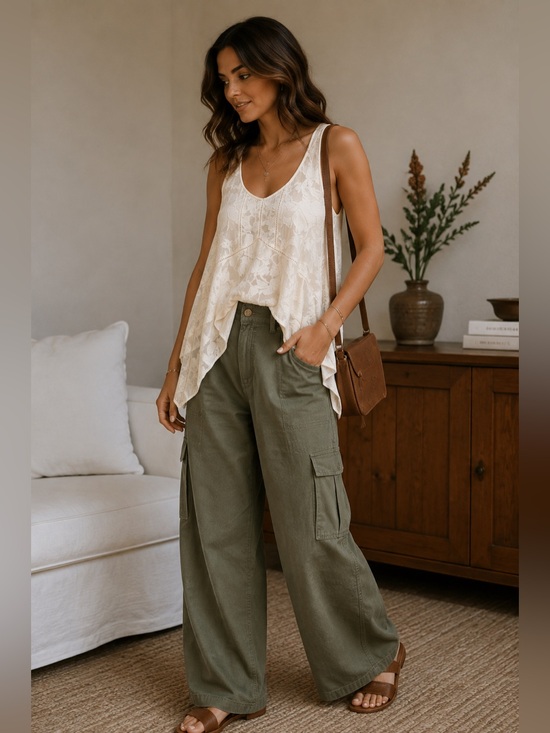 Anthropologie Tops - Anthropologie embroidered tank top